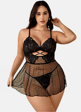 لانجيرى دانتيل شفاف